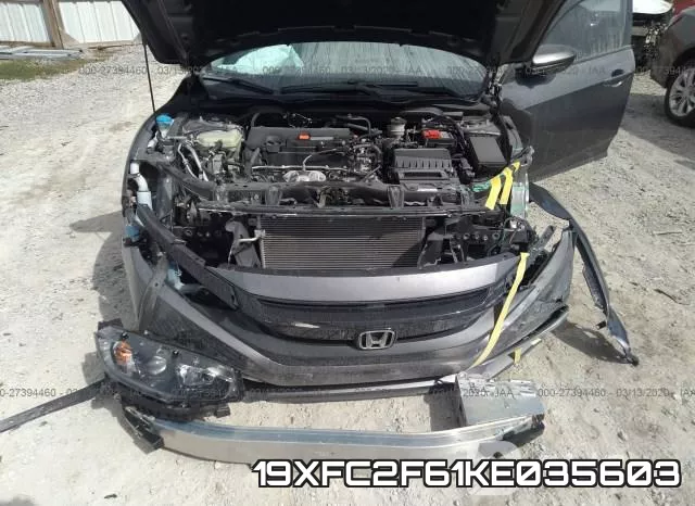 19XFC2F61KE035603 фото 2