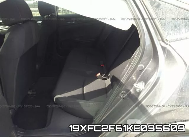 19XFC2F61KE035603 фото 9