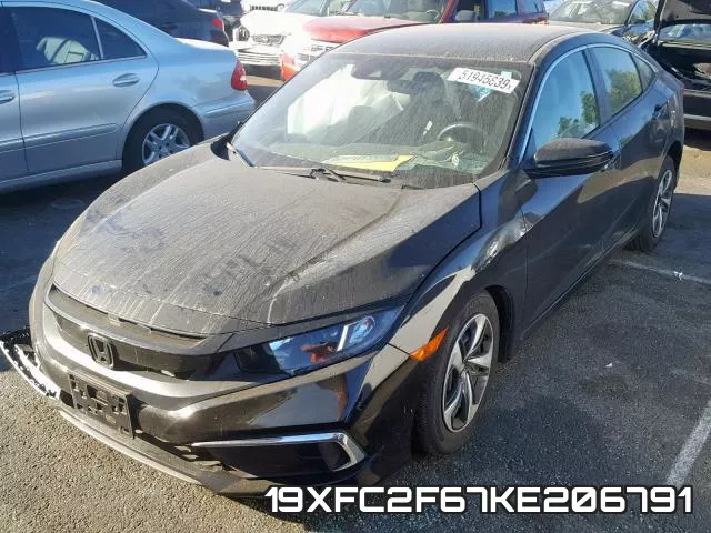 19XFC2F67KE206791 фото 3