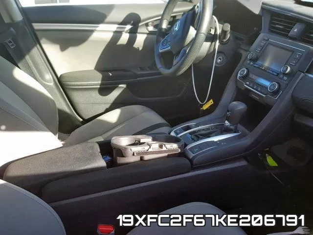 19XFC2F67KE206791 фото 6