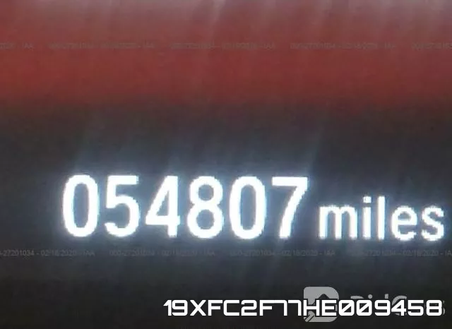 19XFC2F77HE009458 фото 8