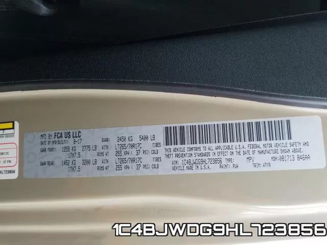 1C4BJWDG9HL723856 фото 2