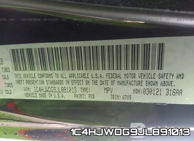 1C4HJWDG9JL891013 фото 10