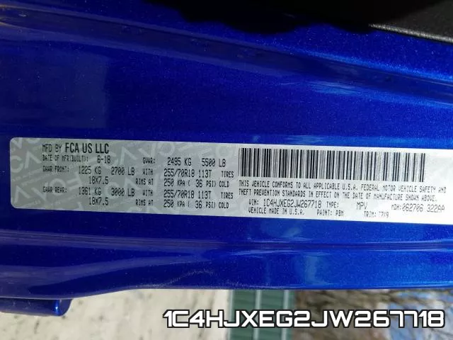 1C4HJXEG2JW267718 фото 2