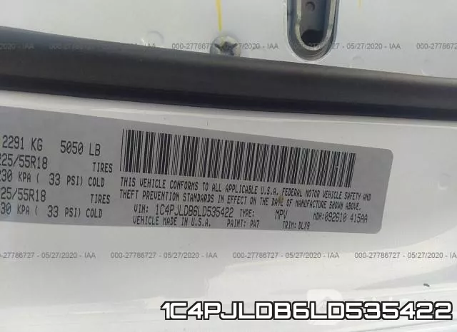 1C4PJLDB6LD535422 фото 10