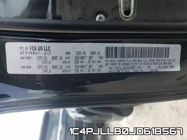 1C4PJLLB0JD618567 фото 2