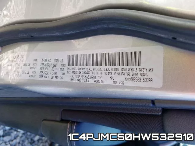 1C4PJMCS0HW532910 фото 2