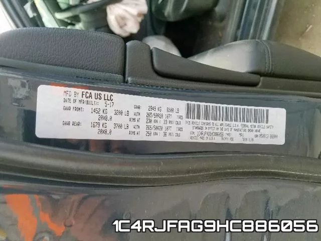 1C4RJFAG9HC886056 фото 2