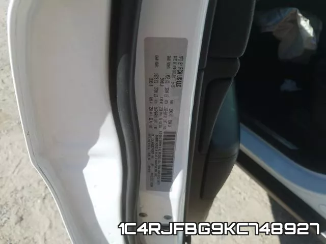 1C4RJFBG9KC748927 фото 2