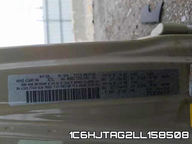 1C6HJTAG2LL158508 фото 2