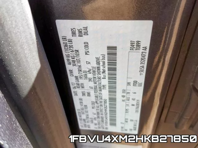 1FBVU4XM2HKB27850 фото 2