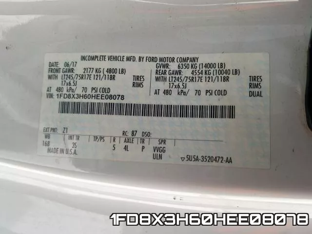 1FD8X3H60HEE08078 фото 2
