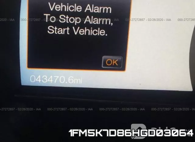 1FM5K7D86HGD03064 фото 8