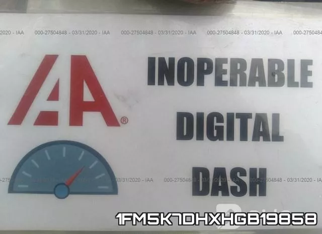 1FM5K7DHXHGB19858 фото 8