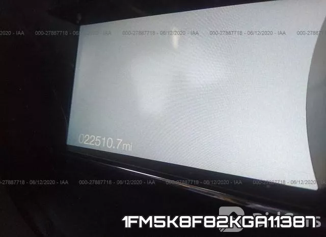 1FM5K8F82KGA11387 фото 8