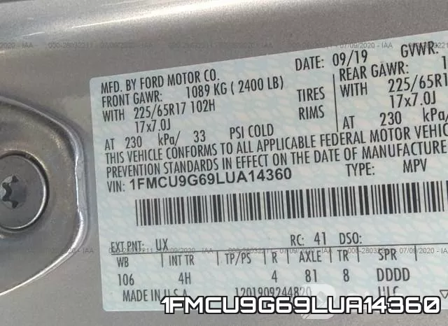 1FMCU9G69LUA14360 фото 10