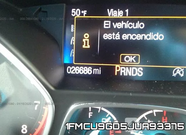 1FMCU9GD5JUA93375 фото 8