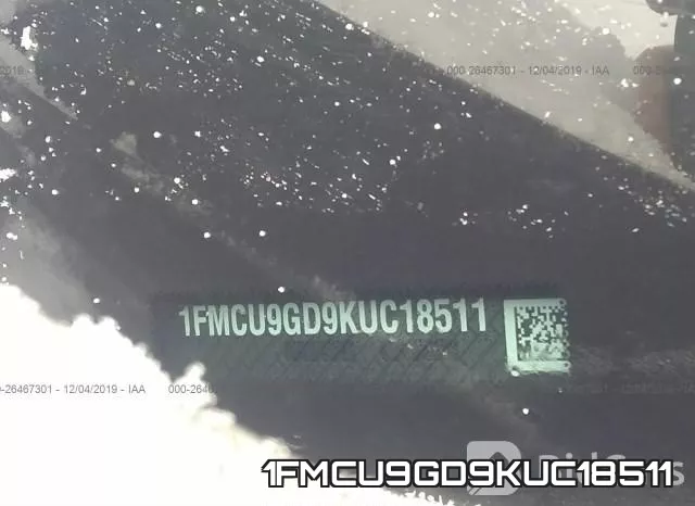 1FMCU9GD9KUC18511 фото 10