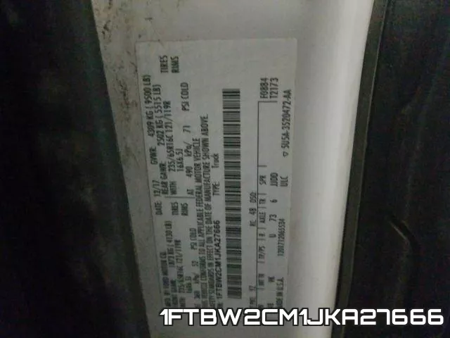 1FTBW2CM1JKA27666 фото 2