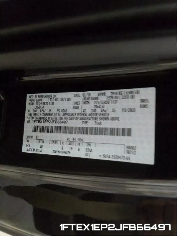 1FTEX1EP2JFB66497 фото 2