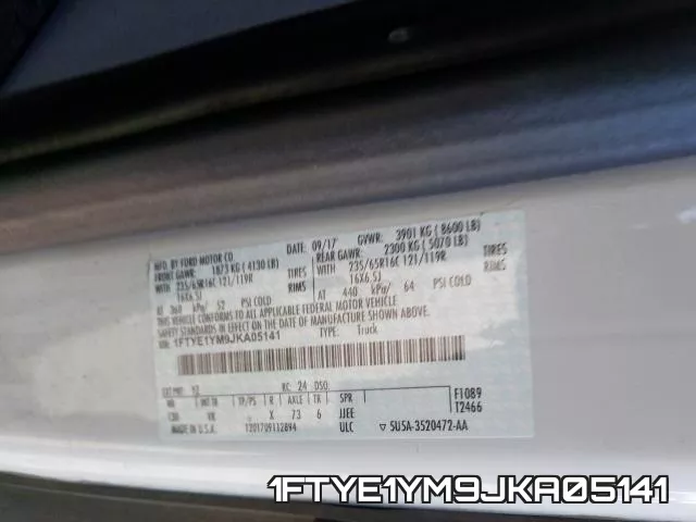 1FTYE1YM9JKA05141 фото 2