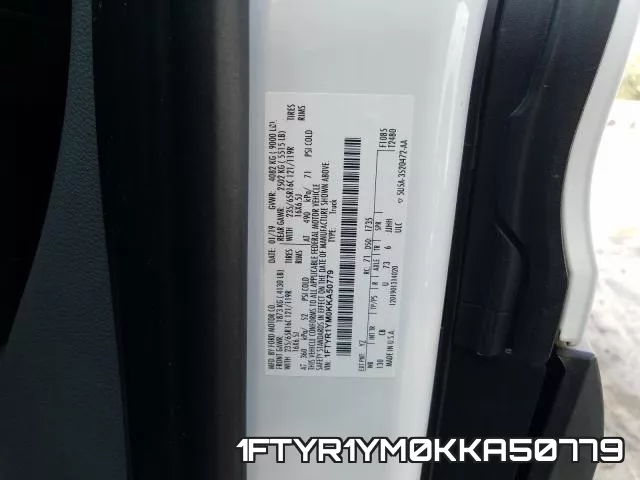 1FTYR1YM0KKA50779 фото 2