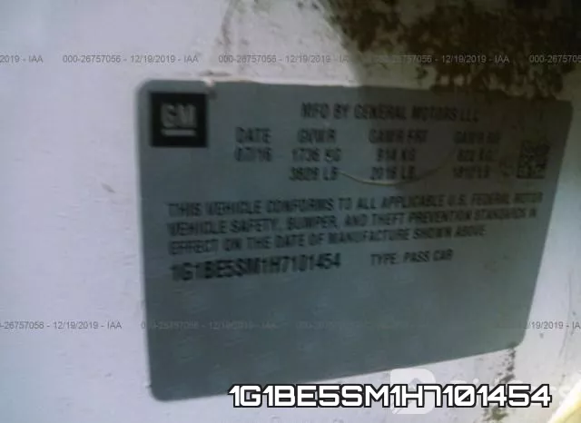 1G1BE5SM1H7101454 фото 10