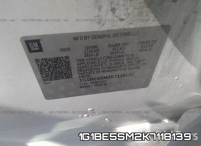1G1BE5SM2K7118139 фото 10