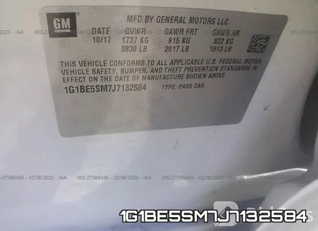 1G1BE5SM7J7132584 фото 10