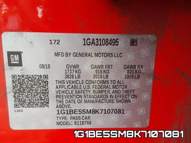 1G1BE5SM8K7107081 фото 2