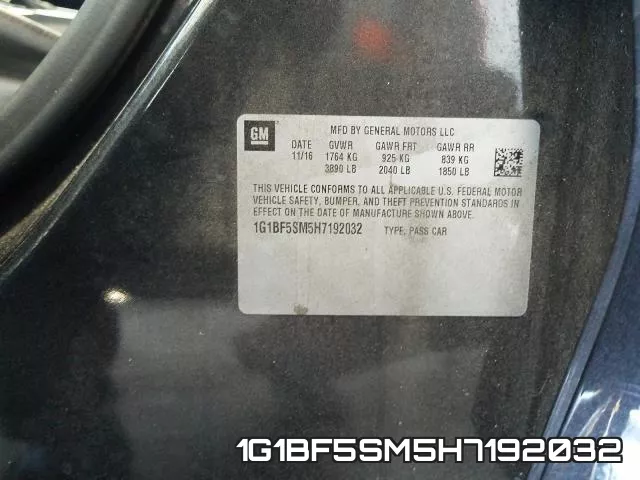 1G1BF5SM5H7192032 фото 2
