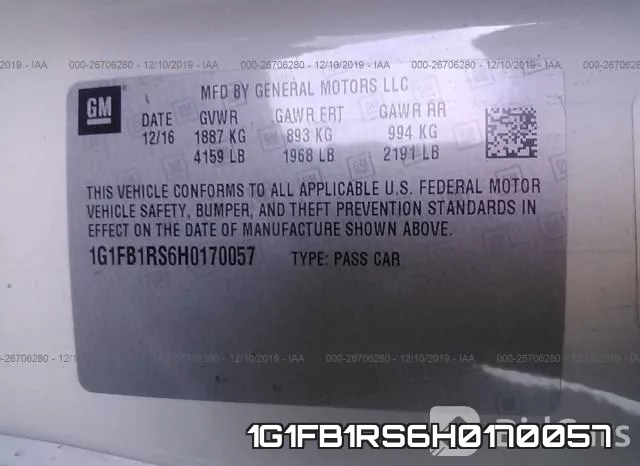 1G1FB1RS6H0170057 фото 10