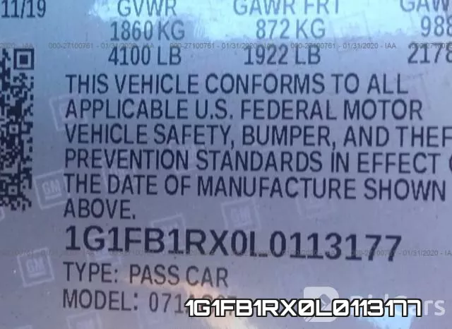 1G1FB1RX0L0113177 фото 10
