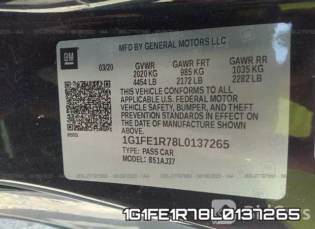 1G1FE1R78L0137265 фото 10
