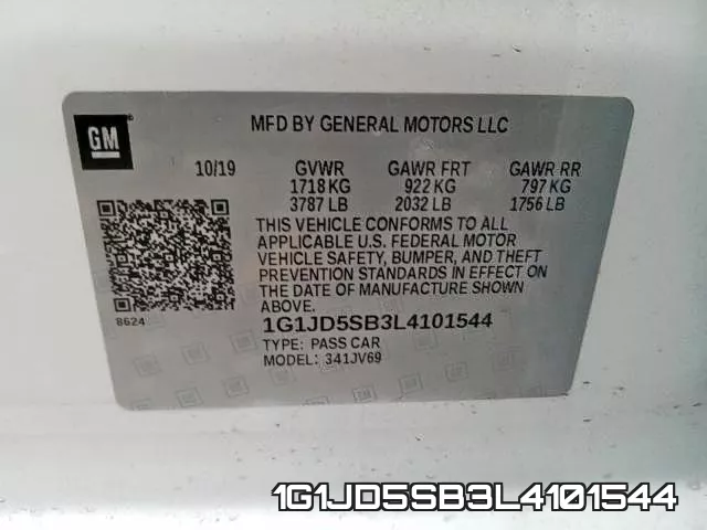 1G1JD5SB3L4101544 фото 2