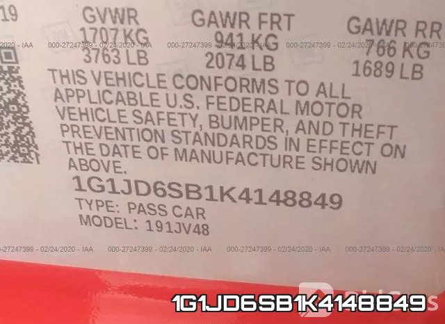 1G1JD6SB1K4148849 фото 10