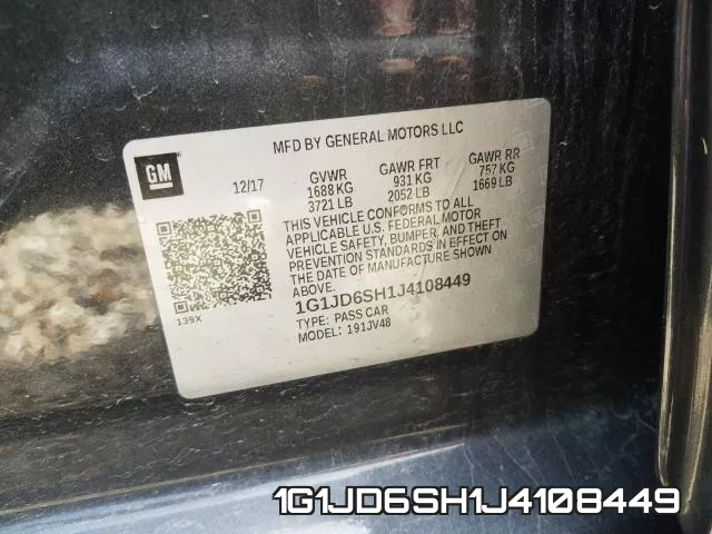1G1JD6SH1J4108449 фото 2