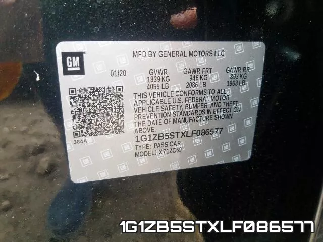 1G1ZB5STXLF086577 фото 2