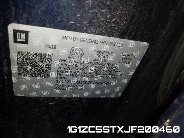 1G1ZC5STXJF200460 фото 2