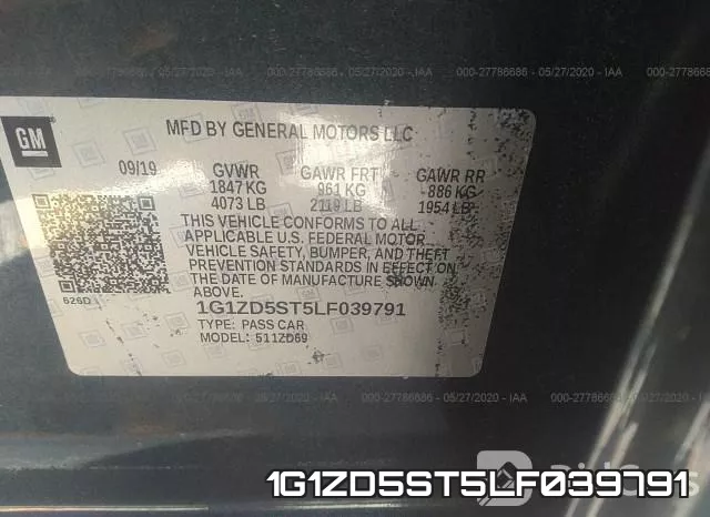 1G1ZD5ST5LF039791 фото 10