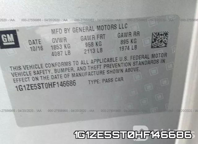 1G1ZE5ST0HF146686 фото 10