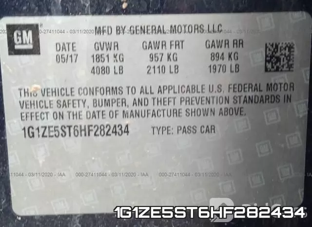 1G1ZE5ST6HF282434 фото 10