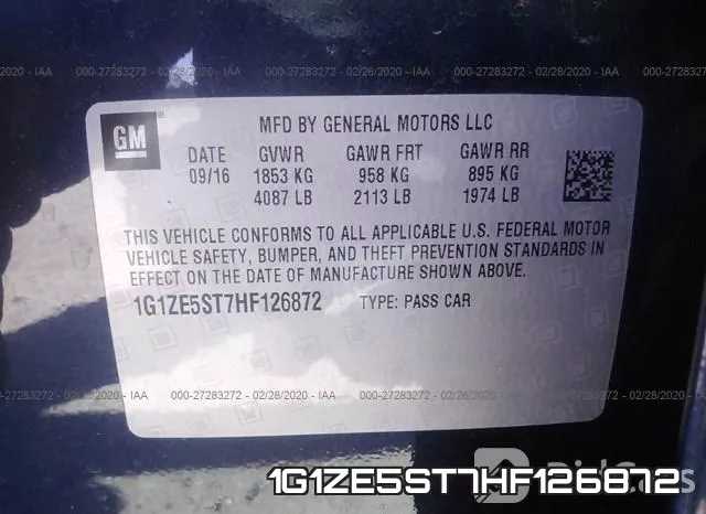 1G1ZE5ST7HF126872 фото 10