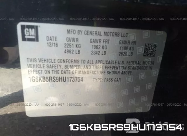 1G6KB5RS9HU173754 фото 10