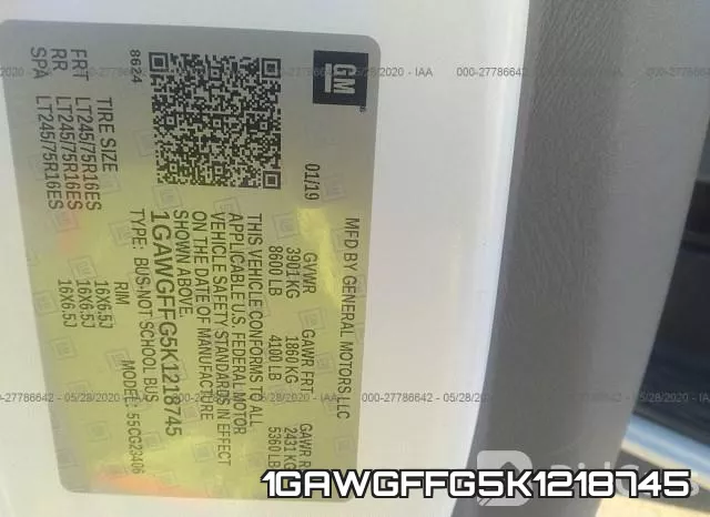 1GAWGFFG5K1218745 фото 10