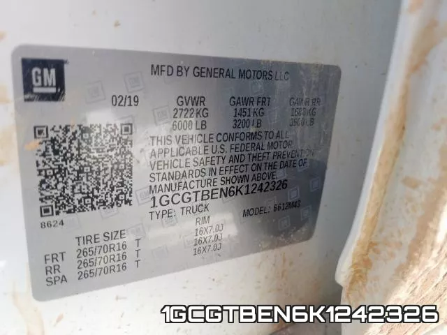 1GCGTBEN6K1242326 фото 2