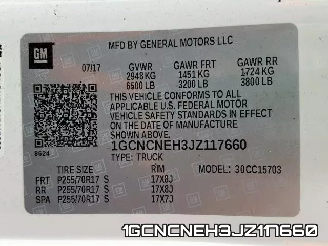 1GCNCNEH3JZ117660 фото 2