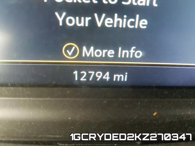 1GCRYDED2KZ270347 фото 9