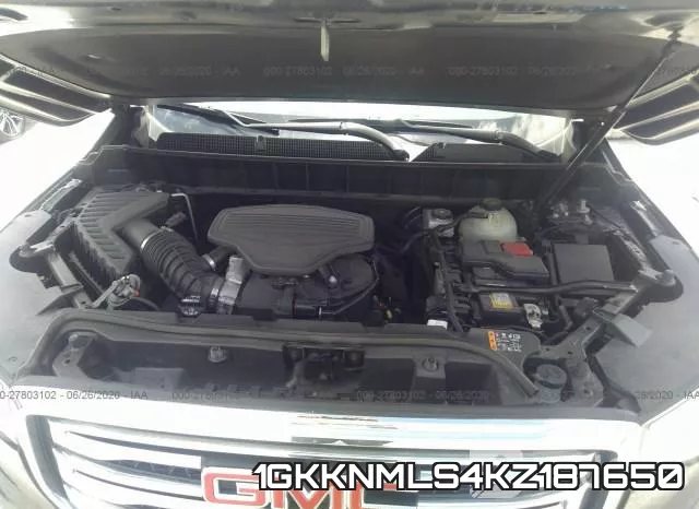 1GKKNMLS4KZ187650 фото 2