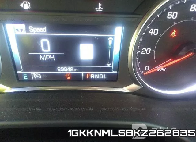 1GKKNMLS8KZ262835 фото 8
